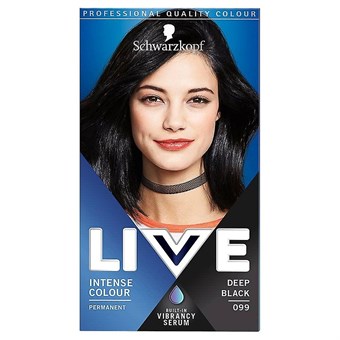 Schwarzkopf LIVE Intens Permanent Color - Hårfarge - 99 Deep Black