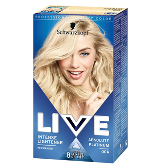 Schwarzkopf LIVE Intens Permanent Color - Hårfarge - 00A Absolutt Platinum