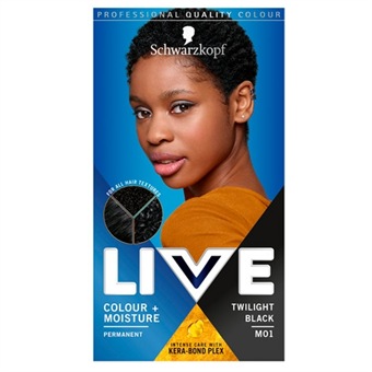 Schwarzkopf LIVE Intens Permanent Color - Hårfarge - M01 Twilight Black