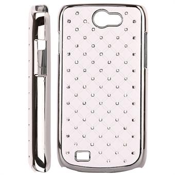 Bling Bling Diamond Chrome Samsung Galaxy W (Hvit)