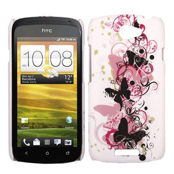 HTC ONE S Butterflies Cover (Stripe)