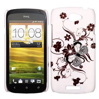 HTC ONE S Butterflies-deksel (brunt)