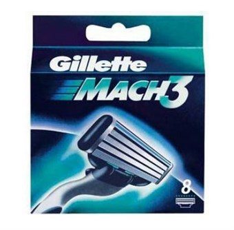 Gillette MACH3 Barberblad - 8 stk.