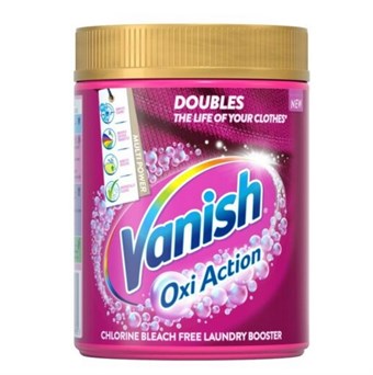 Vanish Oxi Action Powder Fabric Stain Remover Lyser opp farger 470g
