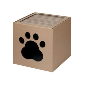 Skrapepost for katter Carton+Pets Netti Bronse Karakterer 35 x 35 x 35 cm