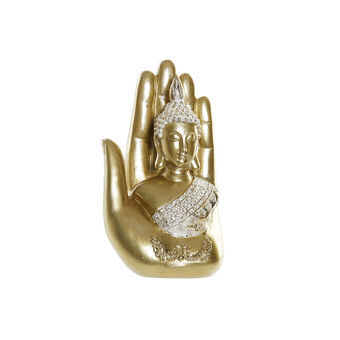 Dekorativ Figur DKD Home Decor Harpiks Buddha (11 x 7 x 18 cm)