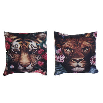 Pute DKD Home Decor Flerfarget Polyester (2 pcs) (45 x 10 x 45 cm)