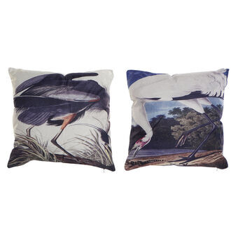 Pute DKD Home Decor Flerfarget Polyester (2 pcs) (45 x 10 x 45 cm)