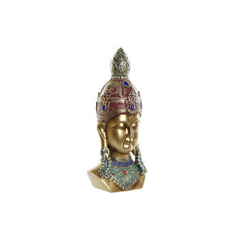 Dekorativ figur DKD Home Decor Golden Buddha Resin (17 x 12 x 36 cm)