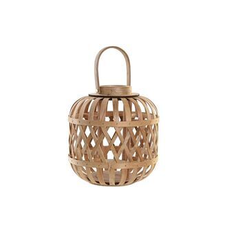 Lysholder DKD Home Decor Naturell Tre (27 X 27 X 28,5 cm)