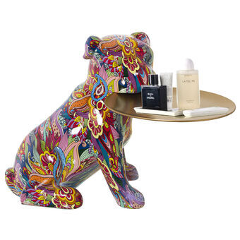 Dekorativ Figur Alexandra House Living Flerfarget Plast Hund 21 x 27 x 29 cm Brett