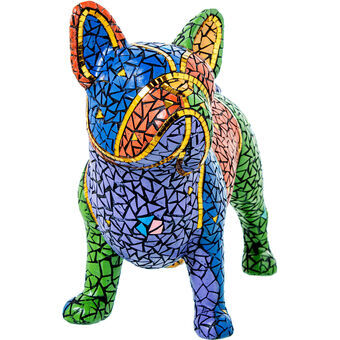 Dekorativ Figur Alexandra House Living Flerfarget Plast Hund 34 X 15 X 27 CM