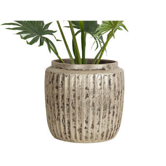 Planter Romimex Beige Keramikk 29 x 29 x 29 cm