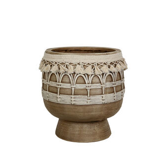 Planter Romimex Beige Harpiks Med dusker 29 x 30 x 29 cm