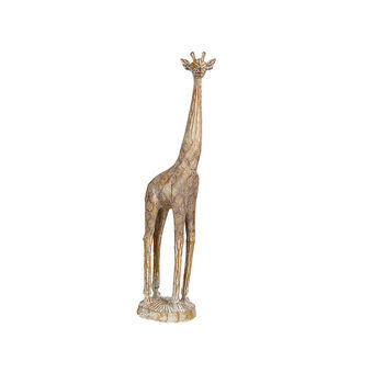 Dekorativ Figur Romimex Beige Polyresin Sjiraff 19 x 69 x 13 cm