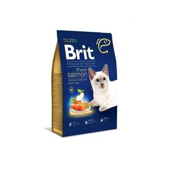 Kattemat Brit PREMIUM BY NATURE ADULT Voksen Laksefarget 1,5 Kg