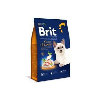 Kattemat Brit PREMIUM BY NATURE INDOOR Voksen Kylling 1,5 Kg