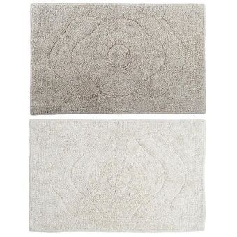 Gulvteppe DKD Home Decor Brun Beige Bomull (2 pcs) (80 x 50 x 2 cm)