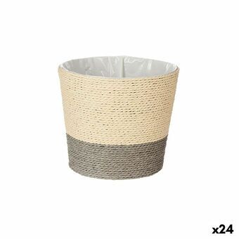 Planter Grå Tau Plast 19,5 x 16,5 x 19,5 cm (24 enheter)