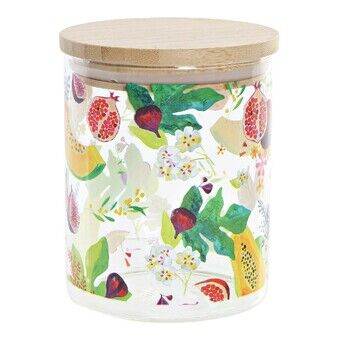 Tin DKD Home Decor Fruktig bambus Borosilikatglass 10 x 10 x 12,5 cm (700 ml)