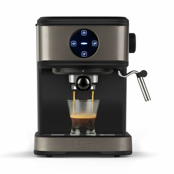 Superautomatisk kaffetrakter Black & Decker BXCO850E Svart Sølv 850 W 20 bar 1,2 L 2 Kupit