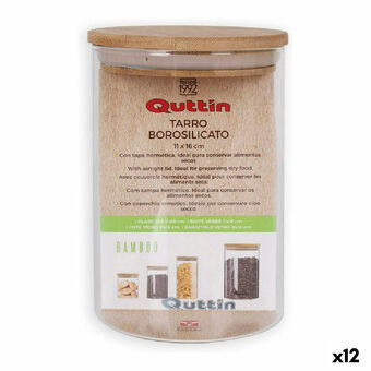 Boks Quttin Silikon 1,15 L 11 x 11 x 16 cm (12 enheter)