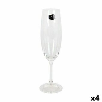 Koppesett Crystalex Lara Champagne 220 ml Krystall (6 enheter) (4 enheter)