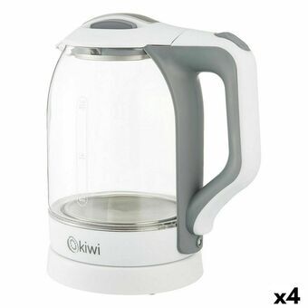 Vannkoker med LED -lys Kiwi Glass 2000 W 1,8 L (4 enheter)