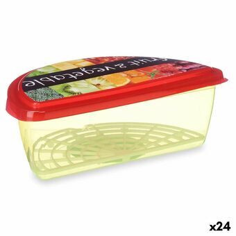 Matboks Frukt og grønnsaker Flerfarget Plast 23 x 8 x 13 cm (24 enheter)