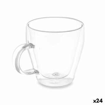 Krus Gjennomsiktig Borosilikatglass 270 ml (24 enheter)