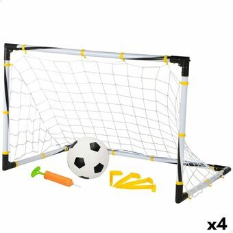 Fotballmål Colorbaby 90 x 59 x 59 cm Sammenleggbar (4 enheter)