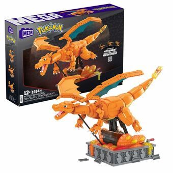 Byggesett Pokémon Mega Construx -  Motion Charizard 1664 Deler