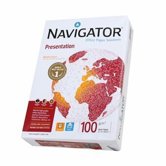 Skriverpapir Navigator NAV-100-A4 A4 500 Ark Hvit (1 enheter) (500 enheter)