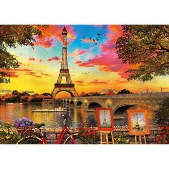 Puslespill Educa Sunset In Paris 2000 Deler