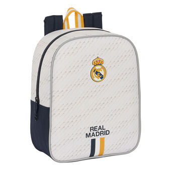 Skolebag Real Madrid C.F. Hvit 22 x 27 x 10 cm