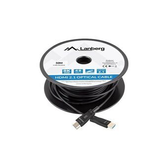 HDMI-Kabel Lanberg CA-HDMI-30FB-0500-BK 50 m