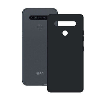 Mobildeksel LG K41S Contact Silk TPU Svart