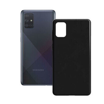 Mobildeksel Samsung Galaxy A71 Contact Silk TPU Svart