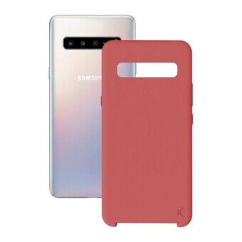 Mobildeksel Samsung Galaxy M10 KSIX Soft Rød