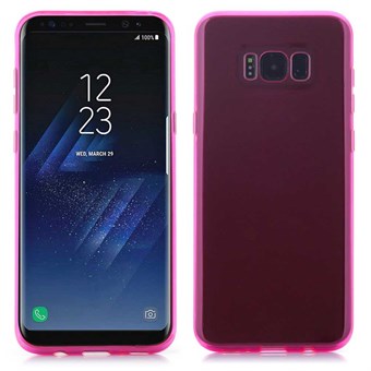 Glory Silikondeksel til Samsung Galaxy S8 - Pink Rød