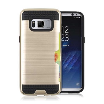 Cool glidekledning i TPU og plast til Samsung Galaxy S8 - Gold