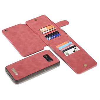 CaseMe Flip Purse til Samsung Galaxy S8 - Red