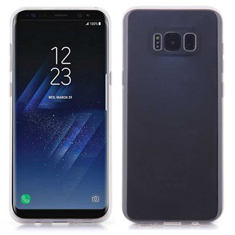 Solid deksel i TPU til Samsung Galaxy S8 Plus - Grå