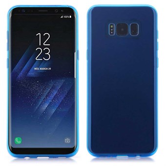 Solid deksel i TPU for Samsung Galaxy S8 Plus - Blå