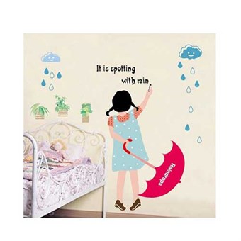 TipTop Wallstickers Pretty Girl Desig