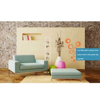 TipTop Wallstickers Dekor Wall Decal Stickers 16x16cm (oransje)