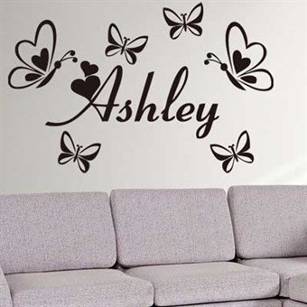 TipTop veggklistremerker Aihley Butterfly Design House Decoration 