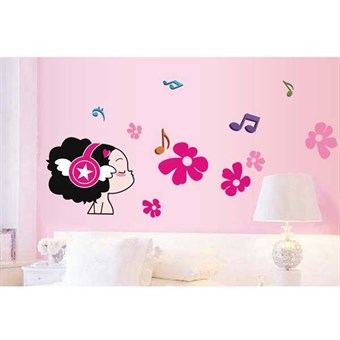 TipTop Wallstickers Dazed Doll Untransparent