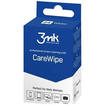 3MK Care Wipe våtservietter 24 stk