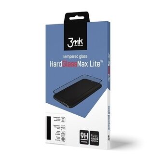 3MK HardGlass Max Lite iPhone Xs Max svart/svart